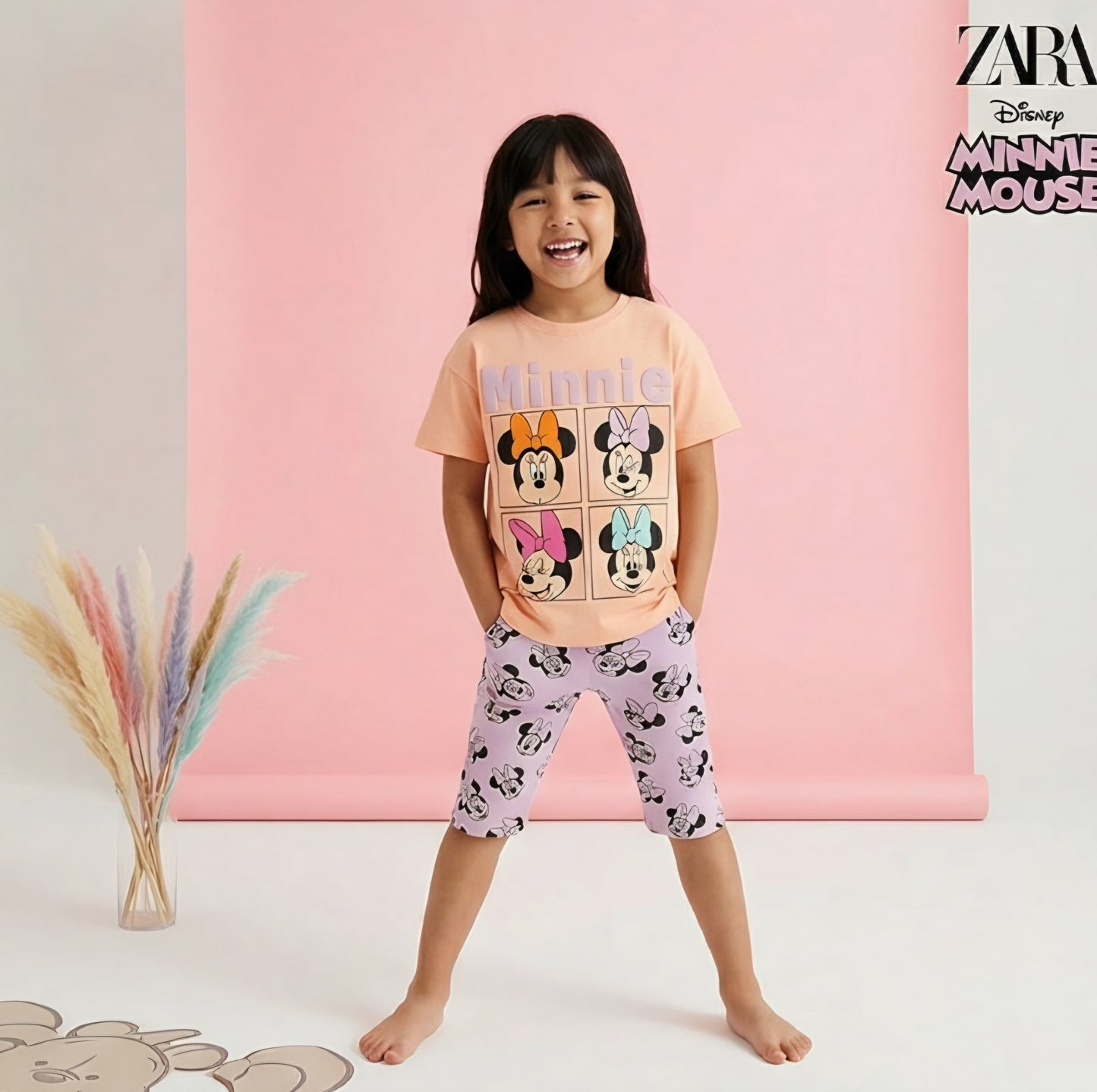 CONJUNTO BIKER MINNIE MOUSE