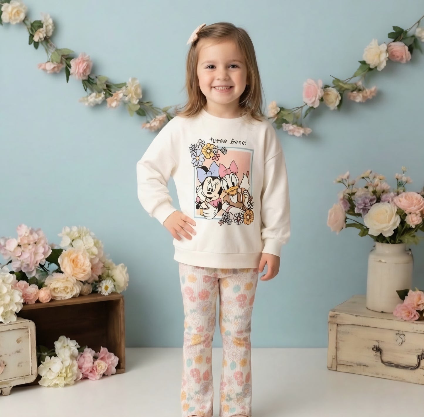 Conjunto flores MINNIE